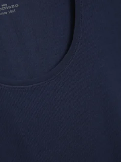 Basic Shirt aus Feinripp