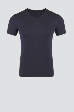 Basic Shirt kurzarm V-Ausschnitt