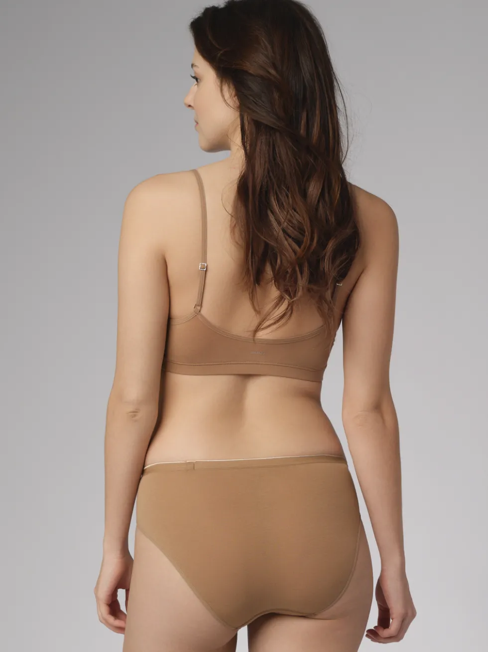 Bustier aus Pima-Baumwolle und Micromodal
