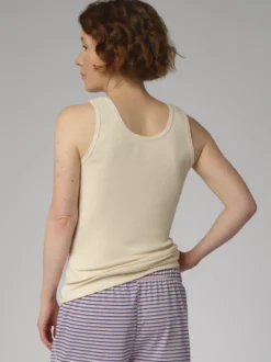 Feinripp Shirt ohne Arm