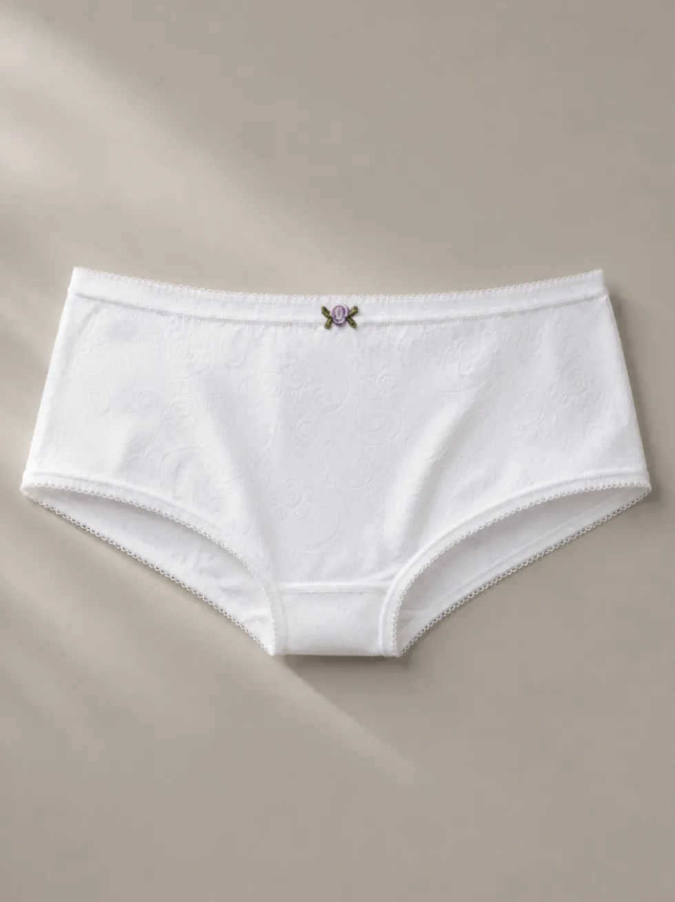 Hüft-Slip mit Jacquardstoff