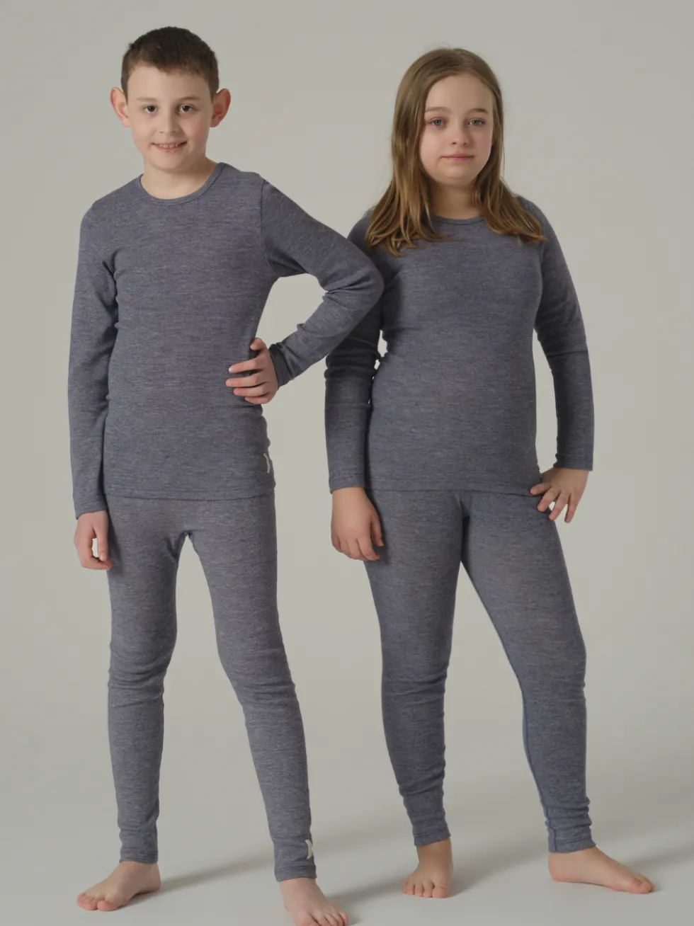 Kinder Leggings mit Wolle-Seide