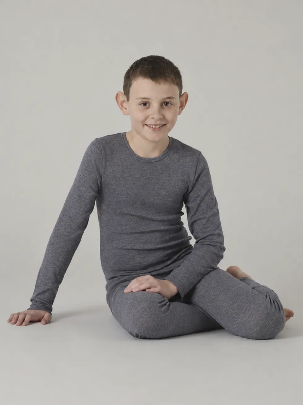 Kinder Leggings mit Wolle-Seide