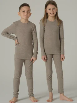 Kinder Leggings mit Wolle-Seide