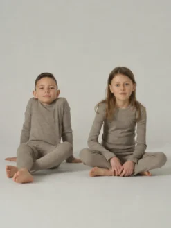 Kinder Leggings mit Wolle-Seide