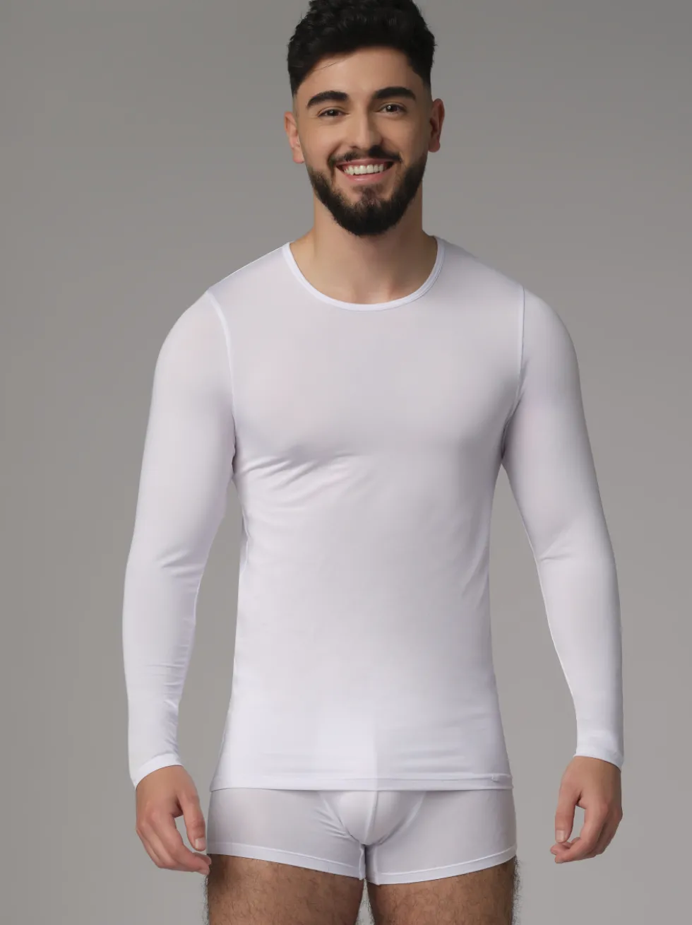 Langarmshirt aus recyceltem Polyester