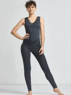 Leggings aus Merinowolle & Seide