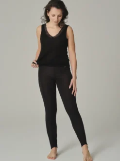 Leggings aus Merinowolle & Seide