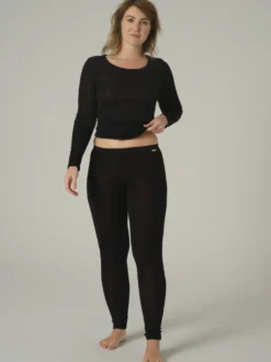 Leggings aus Merinowolle & Seide, GOTS
