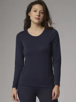 100 % Merinowolle-Shirt für Damen | 190 g/m² | Exzellenter Wärmeschutz