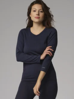 100 % Merinowolle-Shirt für Damen | 190 g/m² | Exzellenter Wärmeschutz
