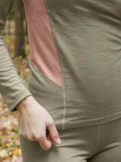100 % Merinowolle-Shirt für Damen | 190 g/m² | Exzellenter Wärmeschutz