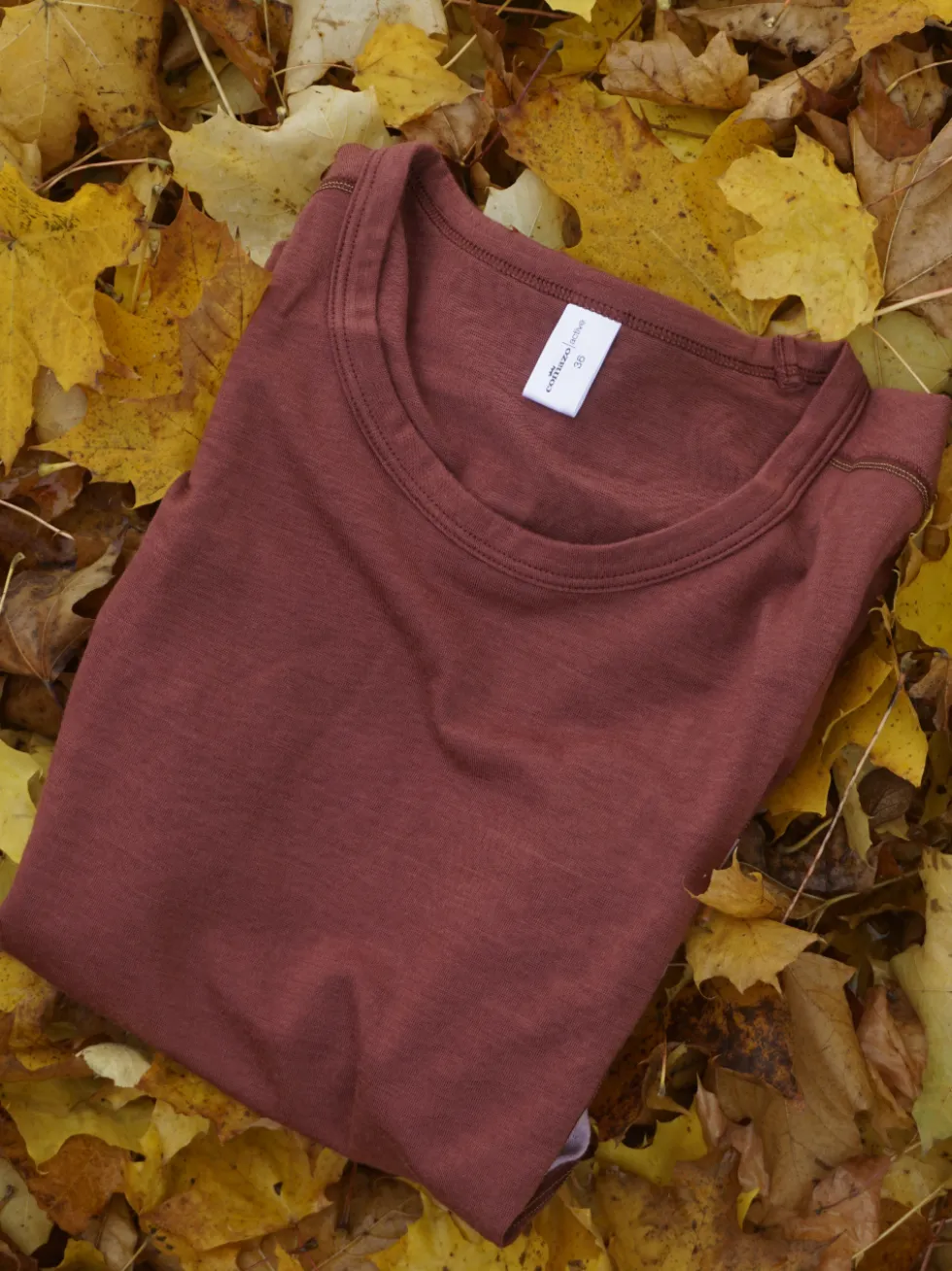 100 % Merinowolle-Shirt für Damen | 190 g/m² | Exzellenter Wärmeschutz
