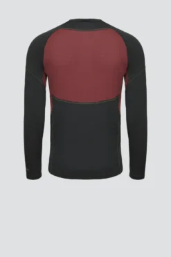 100 % Merinowolle-Shirt langarm | 190 g/m² | Hervorragendes Sweatmanagement dank integrierten Mesh-Einsätzen