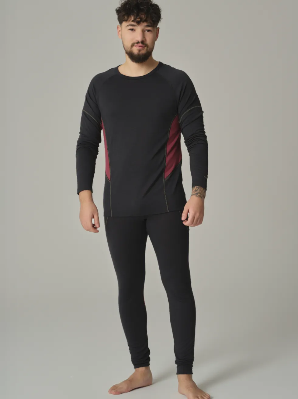 100 % Merinowolle-Shirt langarm | 190 g/m² | Hervorragendes Sweatmanagement dank integrierten Mesh-Einsätzen