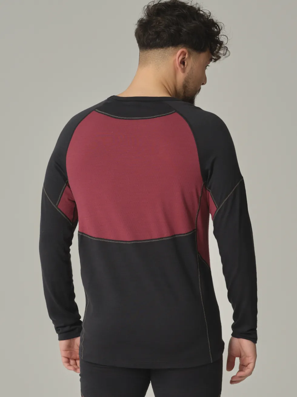 100 % Merinowolle-Shirt langarm | 190 g/m² | Hervorragendes Sweatmanagement dank integrierten Mesh-Einsätzen