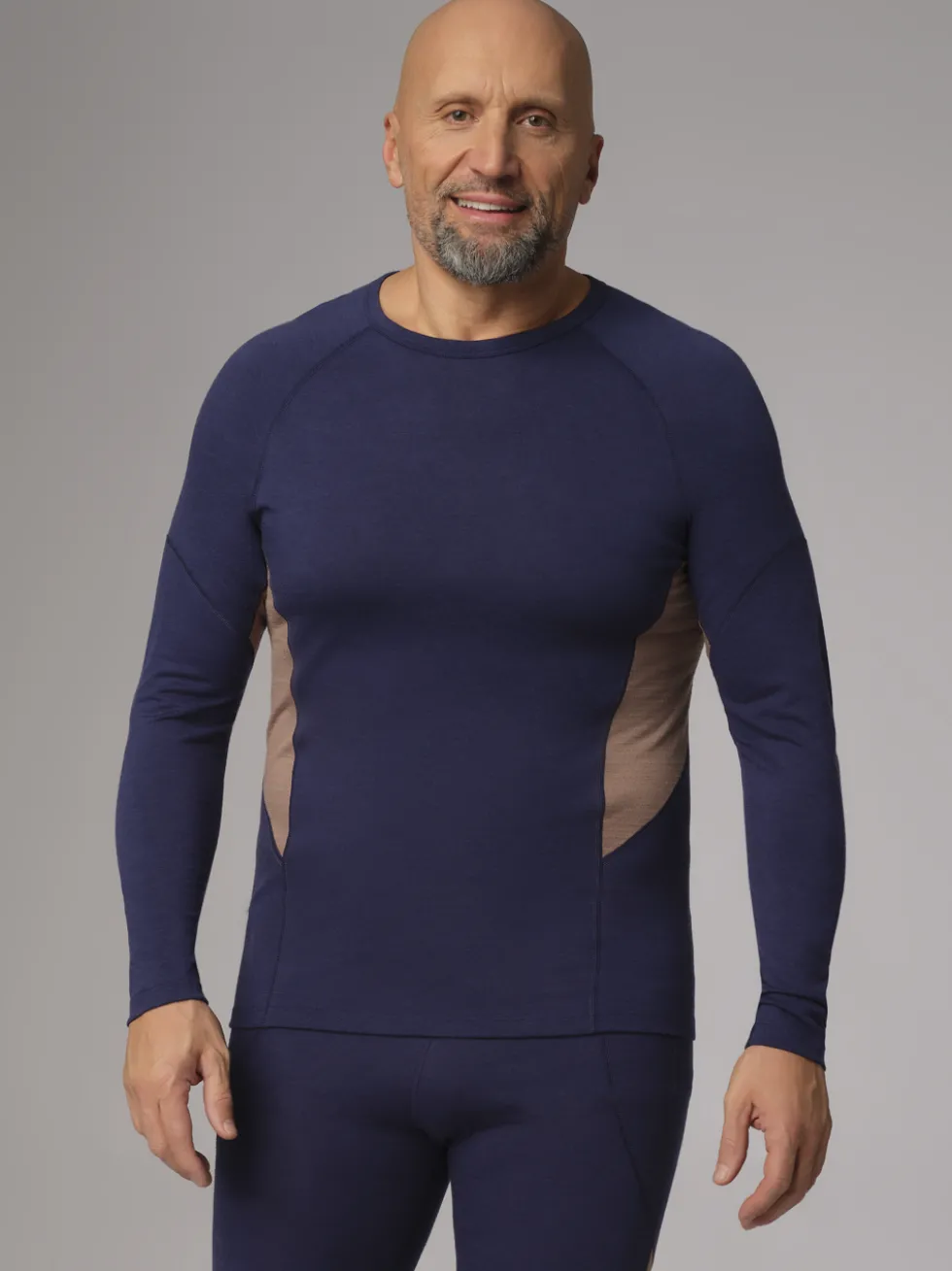 100 % Merinowolle-Shirt langarm | 190 g/m² | Hervorragendes Sweatmanagement dank integrierten Mesh-Einsätzen