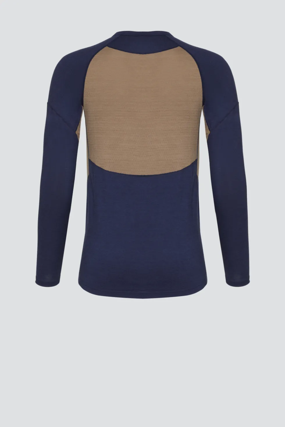 100 % Merinowolle-Shirt langarm | 190 g/m² | Hervorragendes Sweatmanagement dank integrierten Mesh-Einsätzen