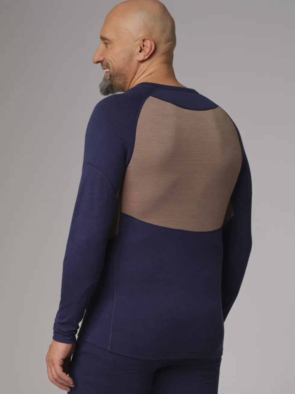 100 % Merinowolle-Shirt langarm | 190 g/m² | Hervorragendes Sweatmanagement dank integrierten Mesh-Einsätzen