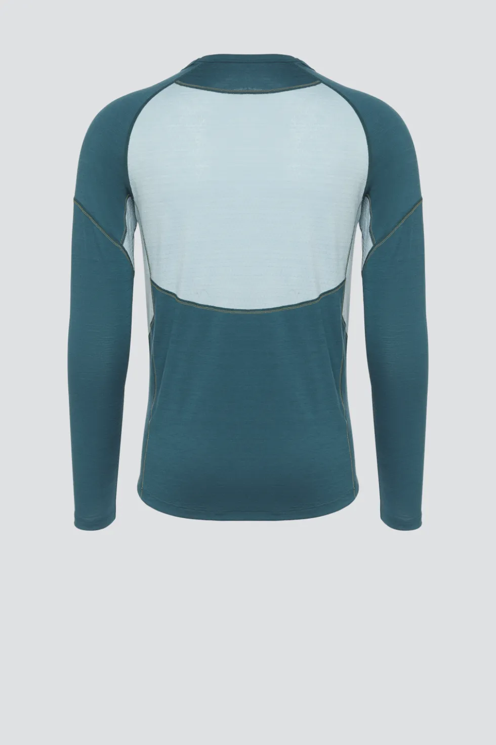 100 % Merinowolle-Shirt langarm | 190 g/m² | Hervorragendes Sweatmanagement dank integrierten Mesh-Einsätzen