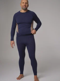 100 % Merinowolle-Unterhose lang | 190 g/m² | Hervorragendes Sweatmanagement dank integrierten Mesh-Einsätzen