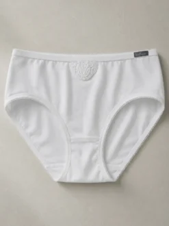 Midi-Slip aus Baumwolle