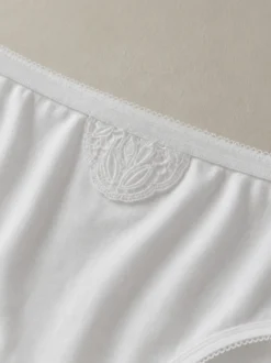 Midi-Slip aus Baumwolle
