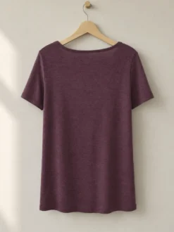 Shirt aus Merinowolle & Seide