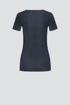 Shirt aus Merinowolle & Seide
