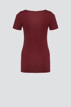 Shirt aus Merinowolle & Seide