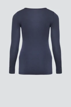 Shirt aus Merinowolle & Seide