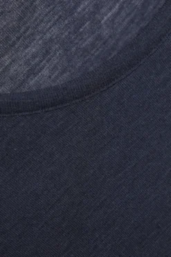 Shirt aus Merinowolle & Seide