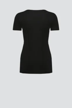 Shirt aus Merinowolle & Seide