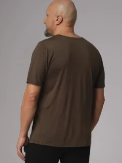 Shirt aus Wolle-Lyocell-Mischqualität mit Motivdruck