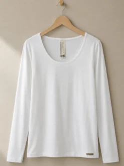 Shirt langarm aus Bio-Baumwolle, Fairtrade