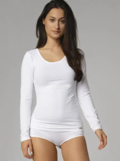 Shirt langarm aus Bio-Baumwolle, Fairtrade
