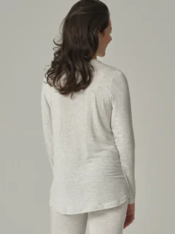 Shirt langarm aus Micromodal