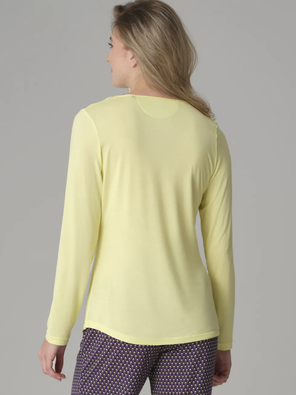 Shirt langarm aus Micromodal
