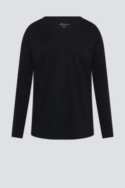 Shirt langarm V-Ausschnitt