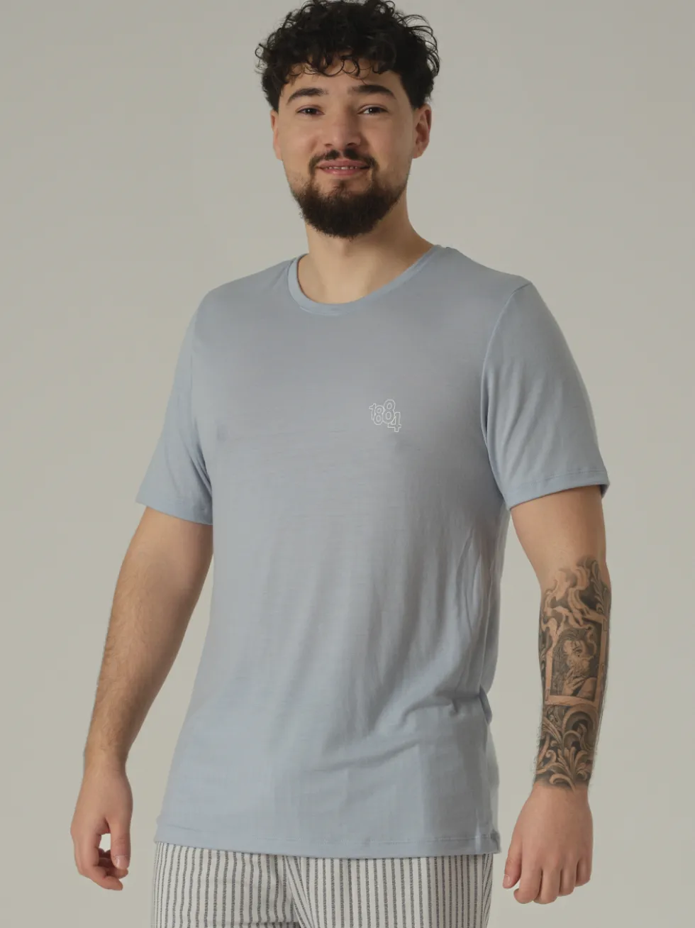 Shirt mit Wolle und Motivdruck