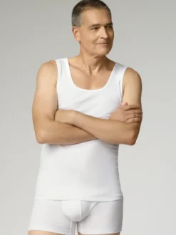 Shirt ohne Arm aus Feinripp-Qualität