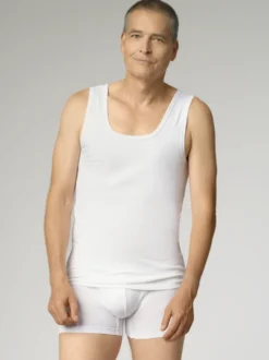Shirt ohne Arm aus Feinripp-Qualität