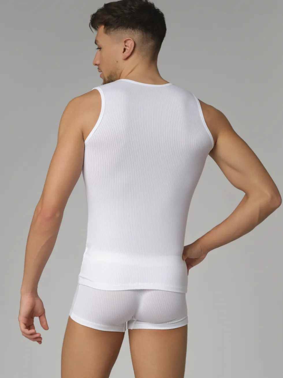 Shirt ohne Arme mit Nadelzug