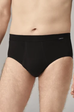 Slip mit Eingriff aus Baumwolle und Micromodal