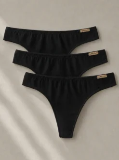 String 3er Pack aus Bio-Baumwolle, Fairtrade
