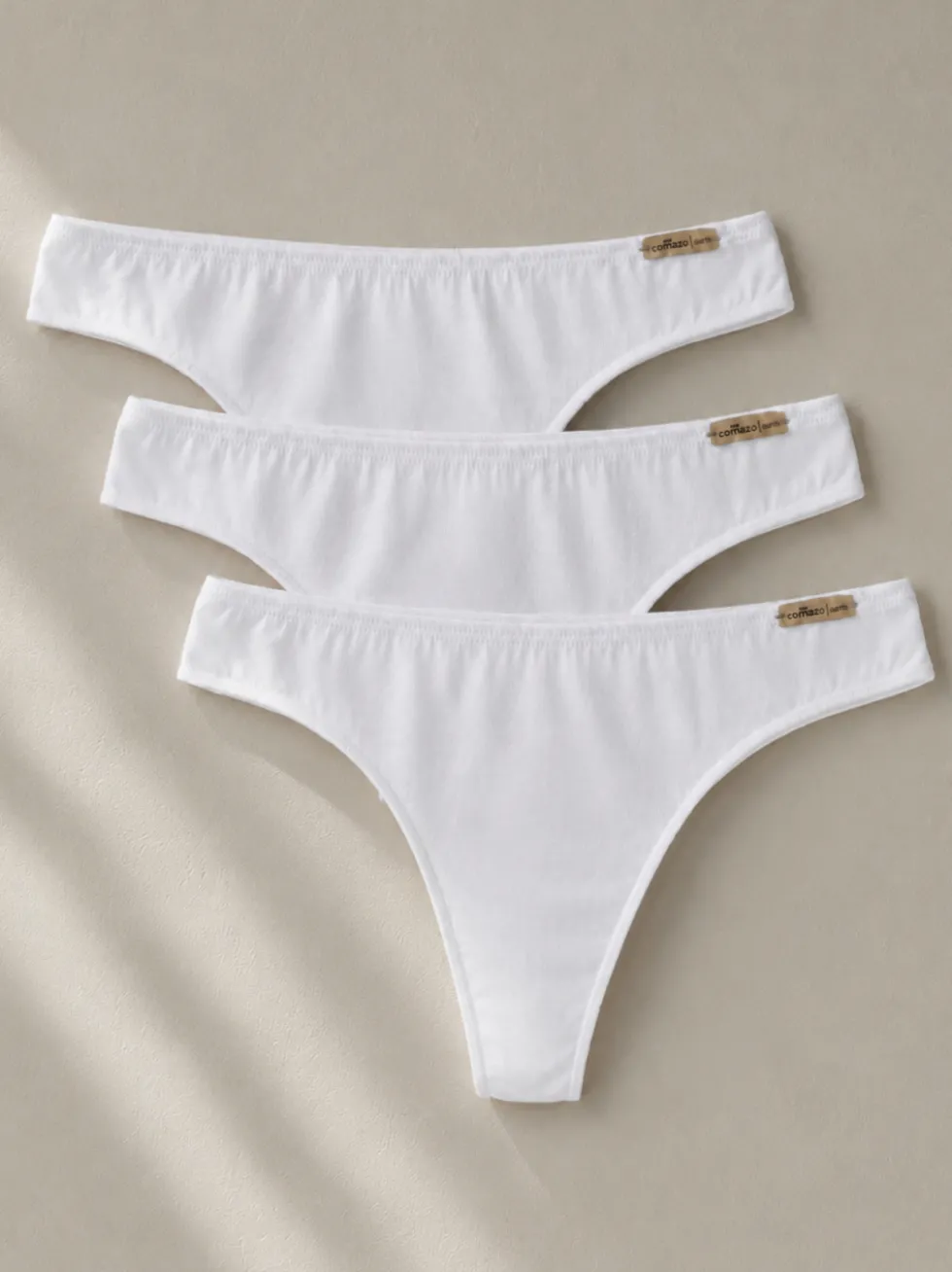 String 3er Pack aus Bio-Baumwolle, Fairtrade