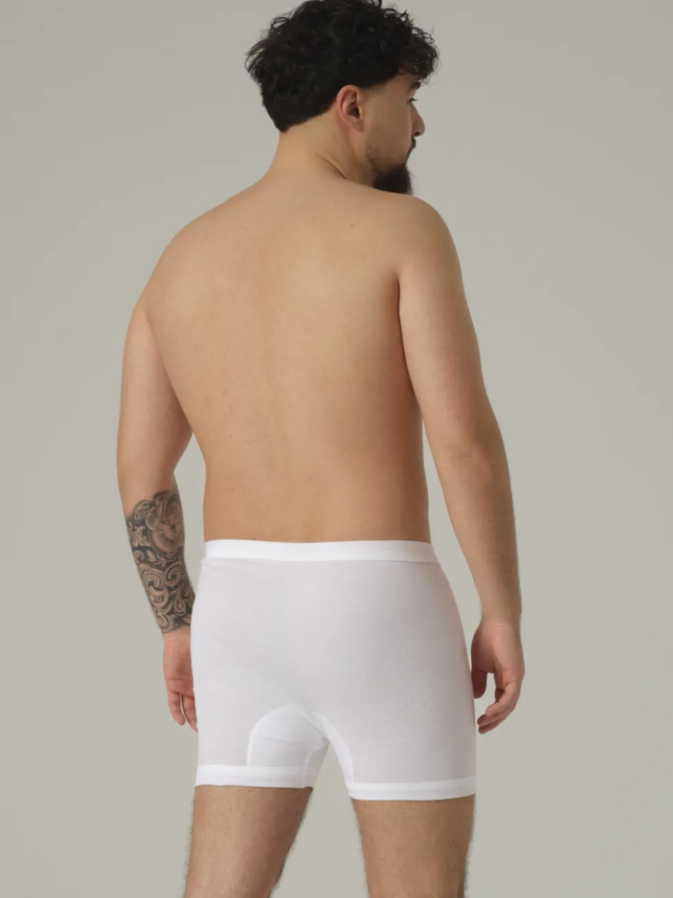 Unterhose mit Eingriff aus Feinripp-Qualität