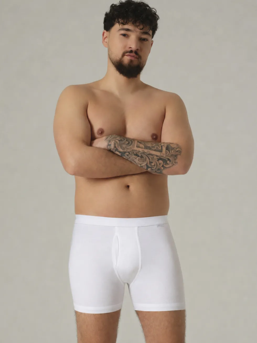Unterhose mit Eingriff aus Feinripp-Qualität